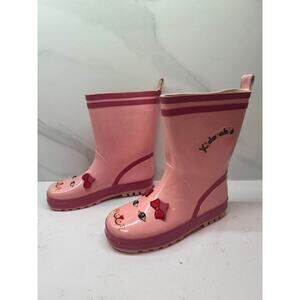 Kidorable Size 13 My First Rain Boots - Pink Cat